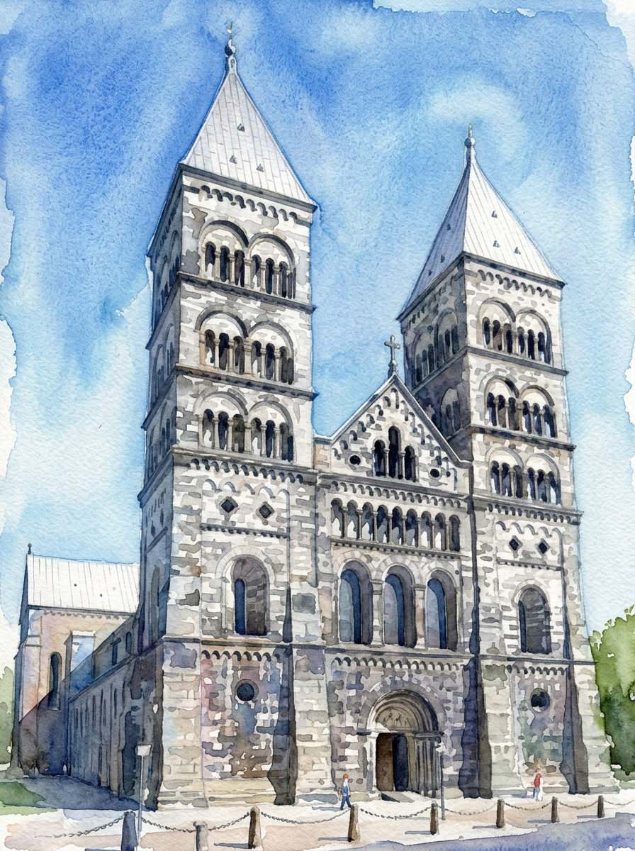 Motiv från Domkyrkan i Lund